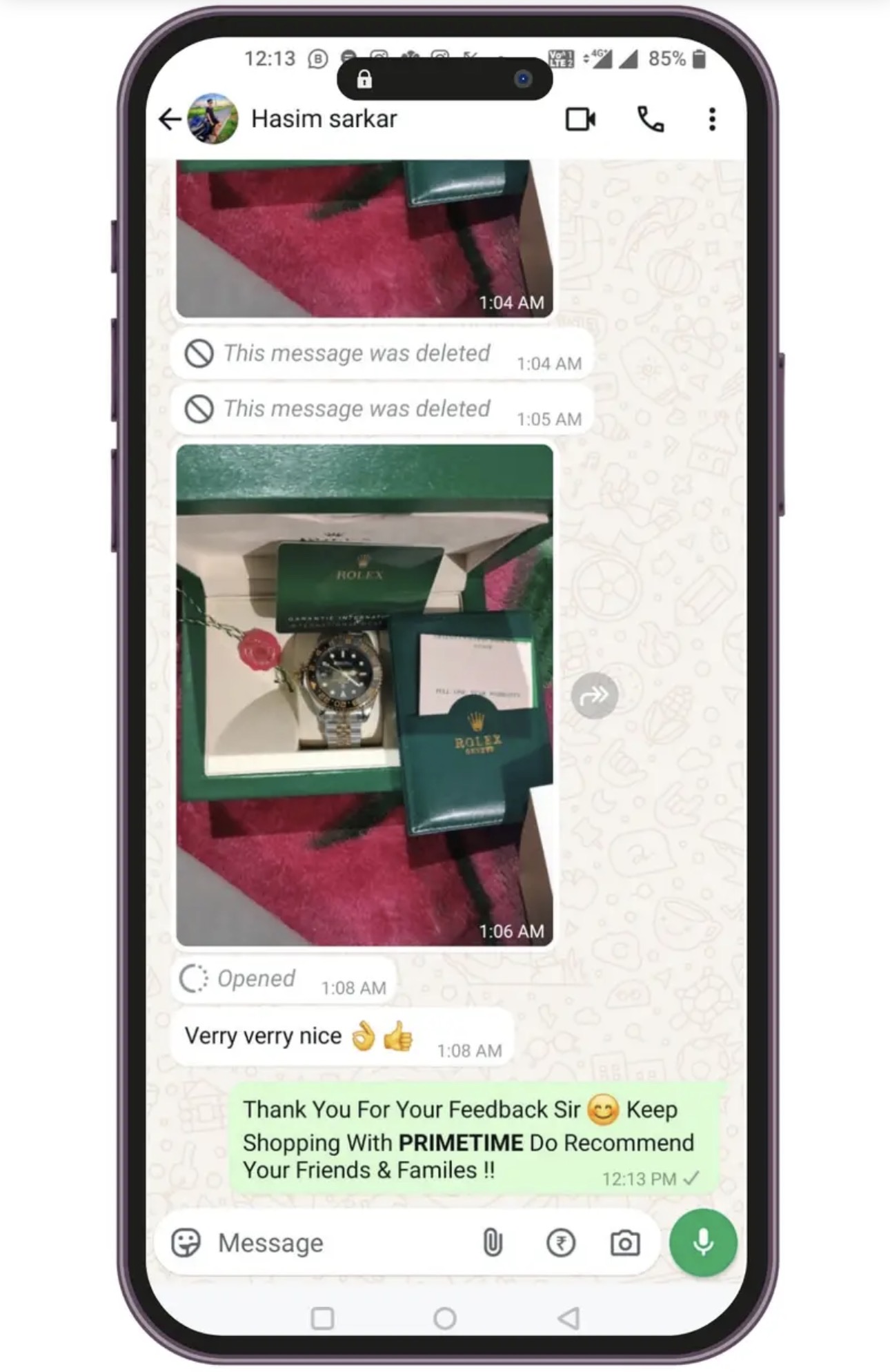 Image gallery marquee